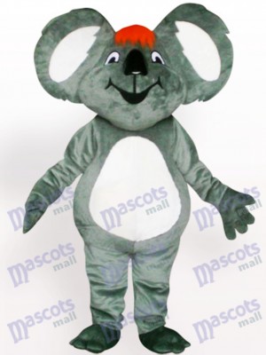 Koala With Orange Hair Adult Mascot Costume