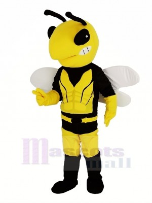 Cool Hero Bee Mascot Costume Animal