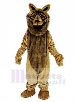 Brown German Shepherd Dog Mascot Costume