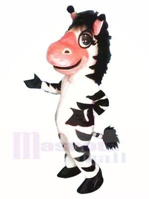 Cute Zebra Mascot Costumes 