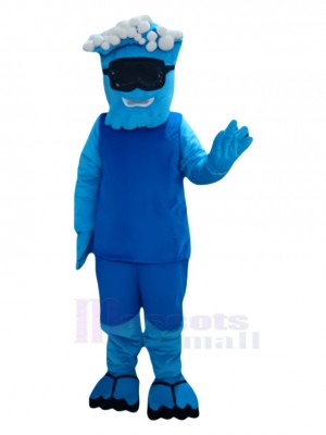 Wave mascot costume