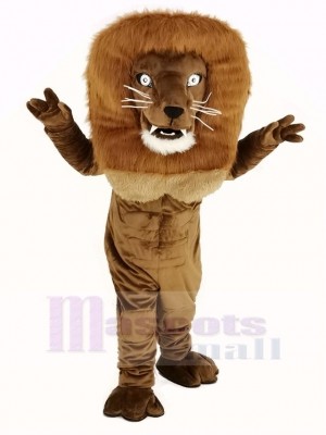 Strong Power Lion Mascot Costume Adult