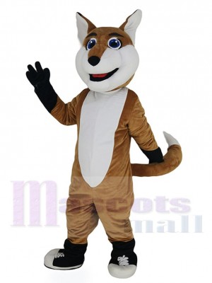 Smiling Fox Mascot Costume Animal