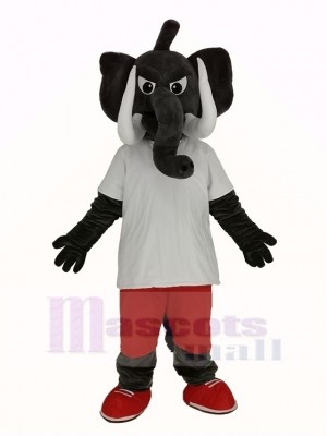 Power Grey Elephant Mascot Costume Animal