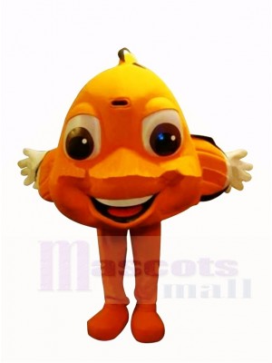 Cute Orange Clownfish Mascot Costumes Cartoon	