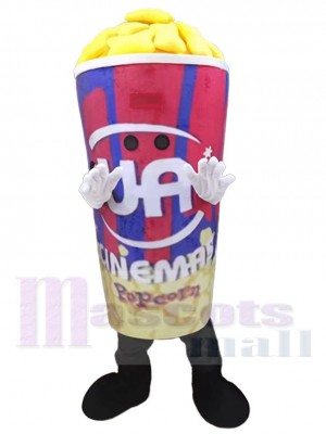 Popcorn mascot costume