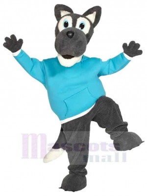 Wolf mascot costume