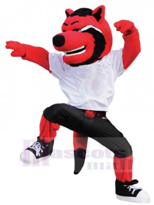 Wolf mascot costume