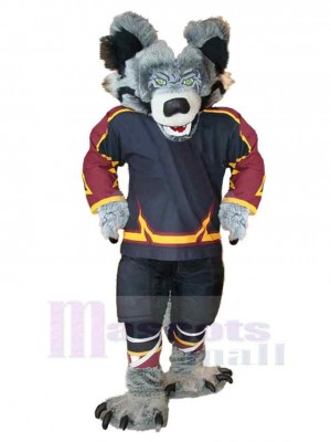 Wolf mascot costume