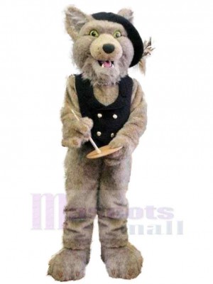 Wolf mascot costume