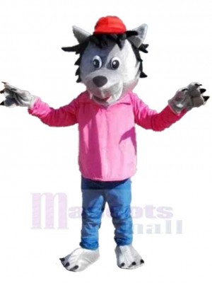 Wolf mascot costume