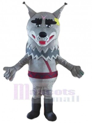Wolf mascot costume