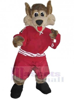 Wolf mascot costume