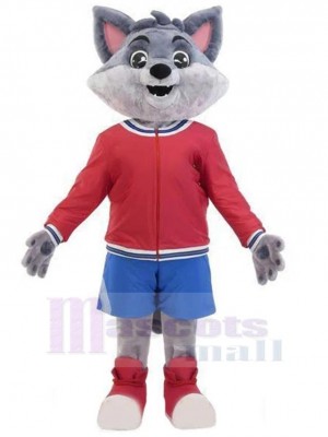 Wolf mascot costume