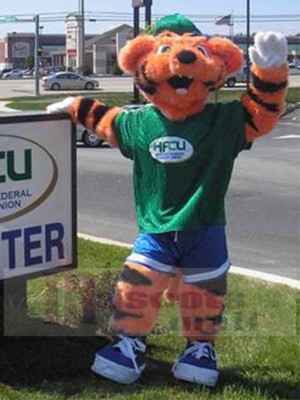 Tiger mascot costume