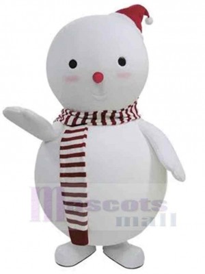 Snowman mascot costume