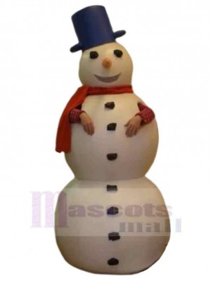 Snowman mascot costume