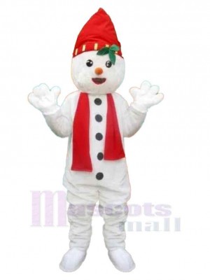 Snowman mascot costume