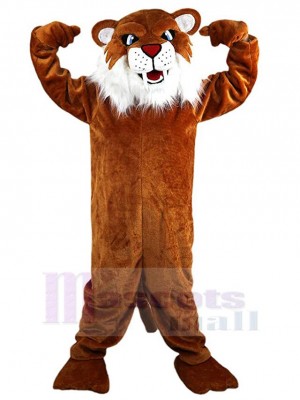 Leopard mascot costume