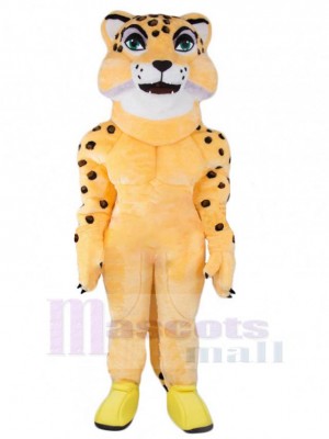 Leopard mascot costume