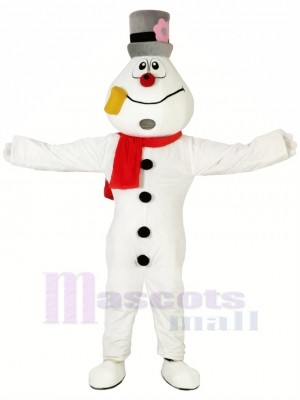 Funny Snowman Mascot Costumes Cartoon Christmas Xmas