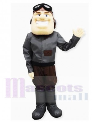 Aviator mascot costume