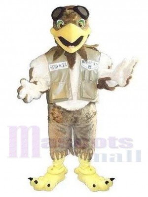 Pilot Eagle mascot costume