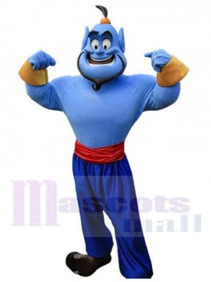 Genie Aladdin mascot costume