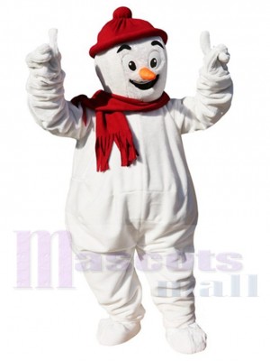 Snowman mascot costume