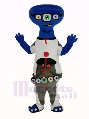 Three Eyed Alien Mascot Costume