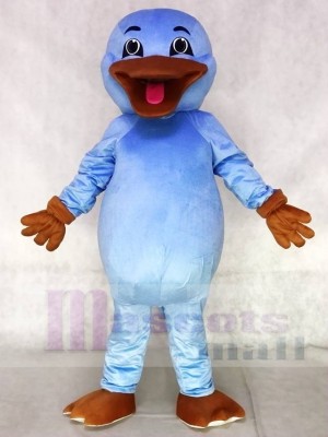 Cute Light Blue Platypus Mascot Costumes Animal