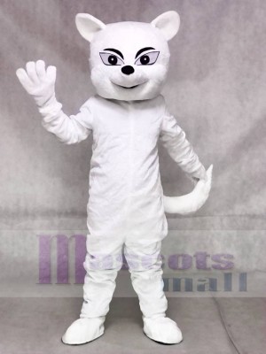 White Fox Mascot Costumes Animal