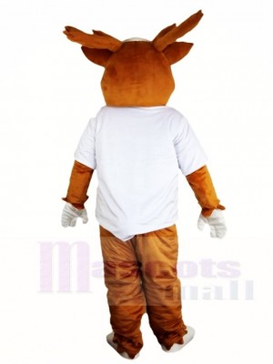 White Shirt Elk Wapiti Moose Mascot Costumes Animal