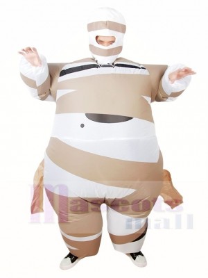 Mummy Inflatable Halloween Christmas Costumes for Adults