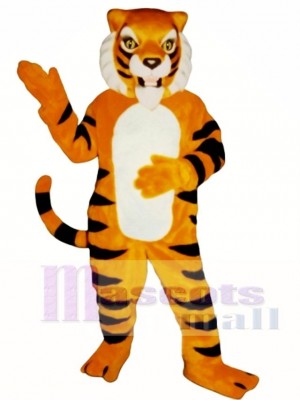 Cute Ferocious Tiger Mascot Costume