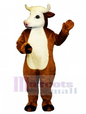 Henry Hereford Cattle Mascot Costume