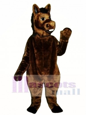 Brown Donkey Mascot Costume