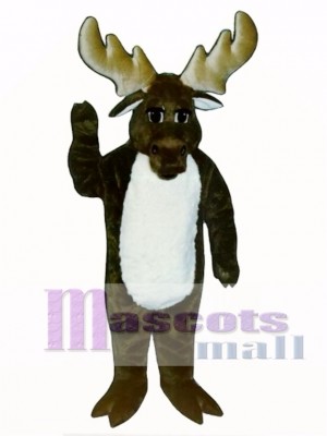 Cute Monty Moose Mascot Costume