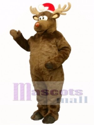 Christmas Deer with Hat Christmas Mascot Costume Animal