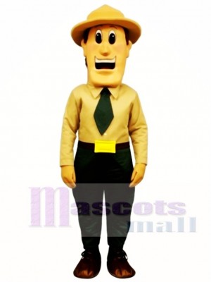 Warden Walt Mascot Costume