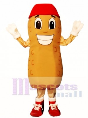 Home Run Peanut with Hat & Shoes Mascot Costume Vegetable