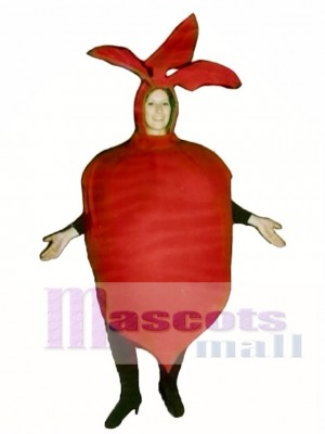 Beet Mascot Costume Plant