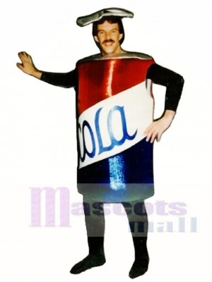 Cola Can Mascot Costume