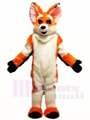 Orange Husky Dog Fursuit Fox Mascot Costumes Animal 