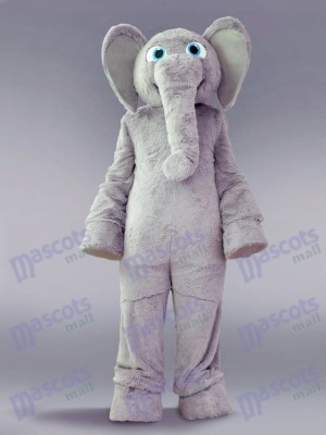 Grey Elephant Mascot Costume