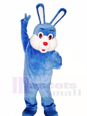 Blue Easter Bunny Rabbit Mascot Costumes Animal 