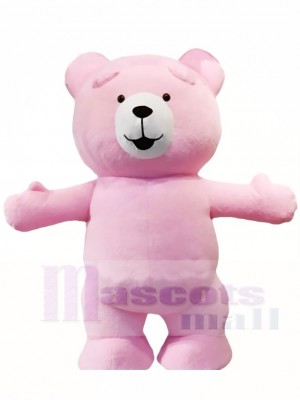 Pink Teddy Bear Mascot Costumes Animal