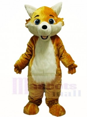 Yellow Fox Wolf Mascot Costumes Animal