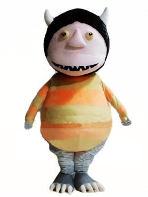  Monster with Black Tail Mascot Costumes Cartoon