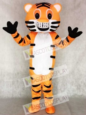 Red Tiger Mascot Adult Costume Animal 